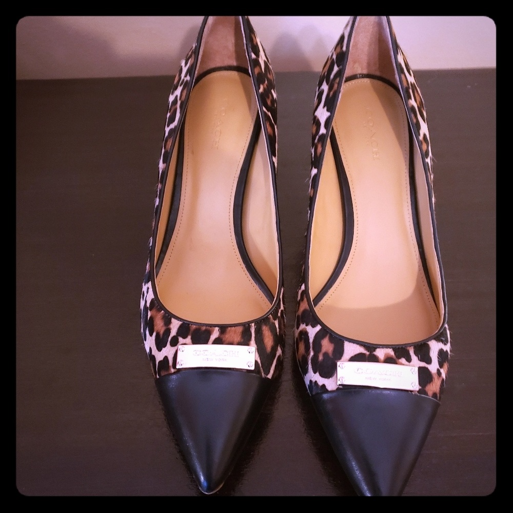 Coach Leopard Print Pump - image 2